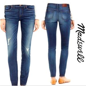 Madewell Skinny Skinny Jean • B7078 size 24 distressed Jeans Dark Pants